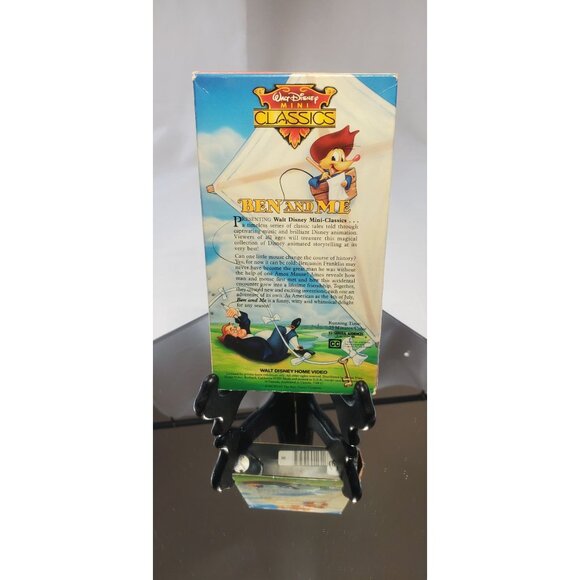 Vintage Walt Disney Mini Classics Ben and Me VHS Tape RARE - Picture 2 of 2